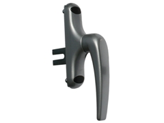 AK 343 P - Slim Base Curved Cremone with Upperside Screws - Single Sided Operation
